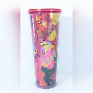 Starbucks 2023 Ocean Forest Jellyfish 24oz Tumbler w/ Lid Coffee Cup No Straw